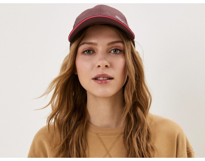 Бейсболка Puma Ess Running Cap коричневая