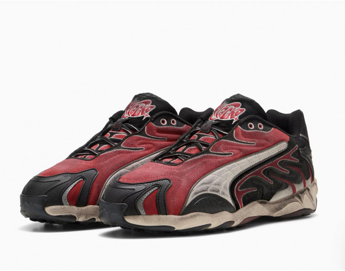 PUMA x A$AP Rocky Inhale Distressed Black Pop Red