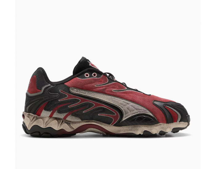 PUMA x A$AP Rocky Inhale Distressed Black Pop Red