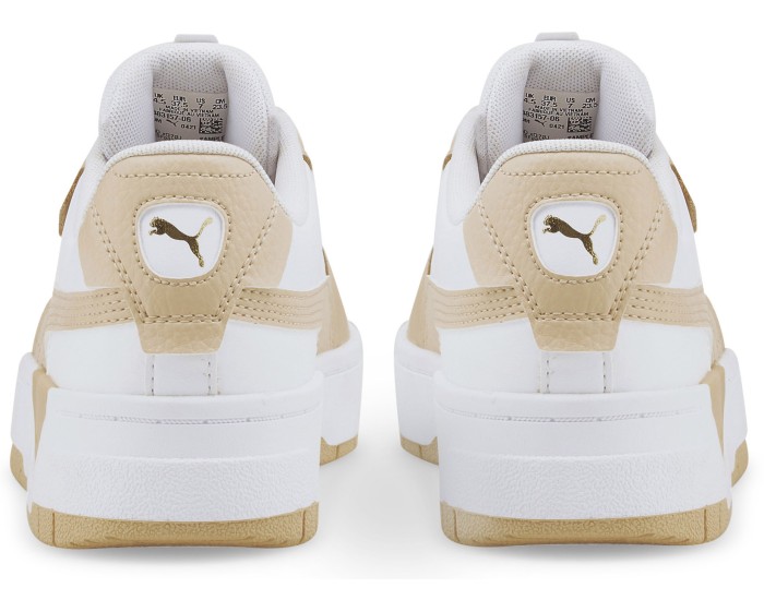 Puma Cali Dream Leather белые с бежевым