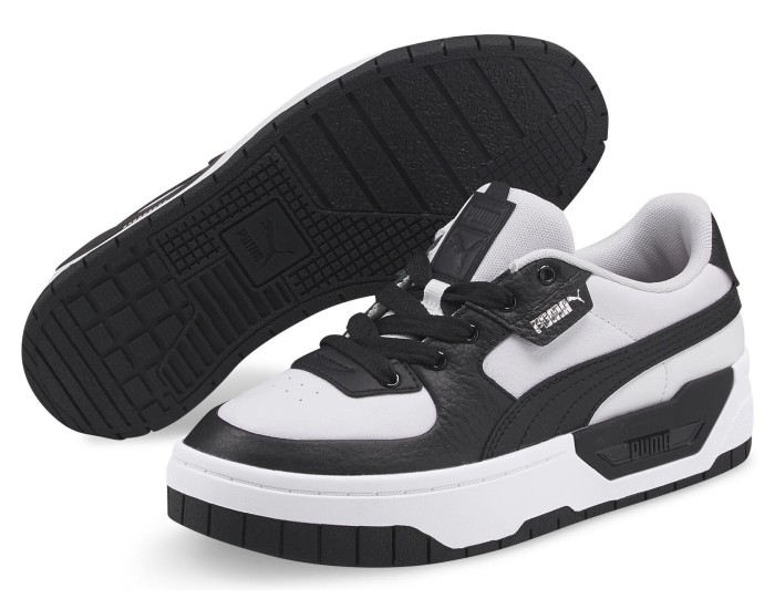 Puma Cali Dream Leather белые с черным