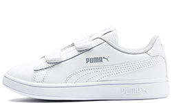 Puma Smash V2 L V Pre School полностью белые