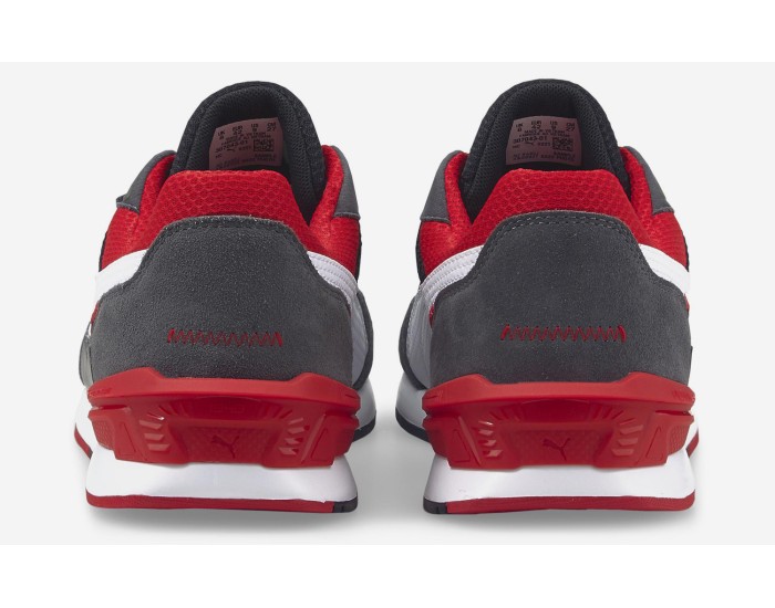 Puma Ferrari Low Racer серые с красным