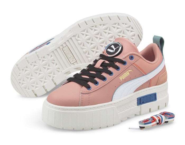 Puma Mayze Low розовые