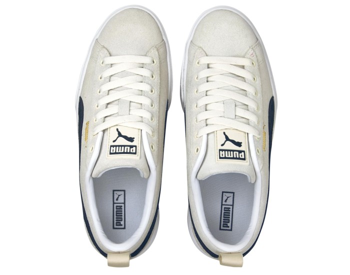 Puma Mayze Low серые замшевые