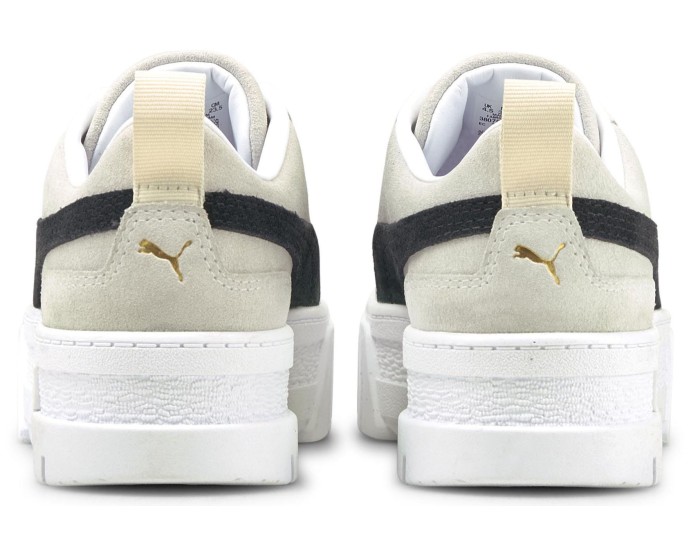 Puma Mayze Low серые замшевые