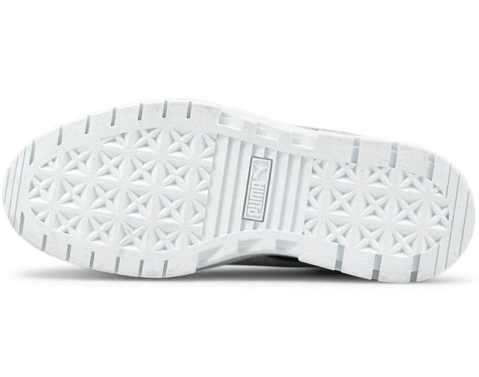 Puma Mayze Low замшевые черные с белым