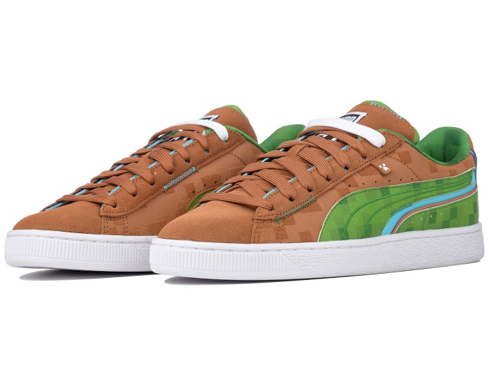 Puma x Minecraft Suede коричневые