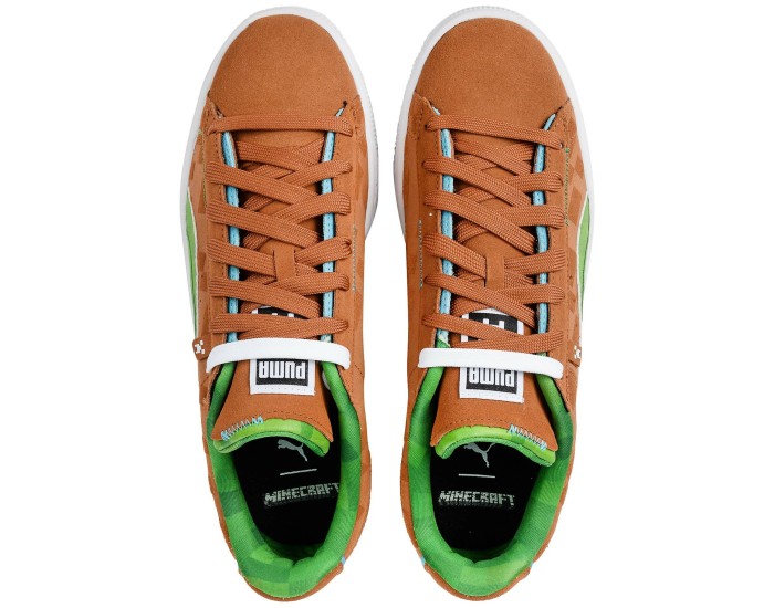 Puma x Minecraft Suede коричневые