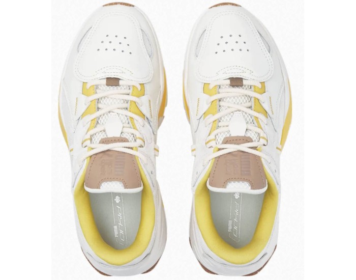 Puma Orkid White Yellow белые с желтым