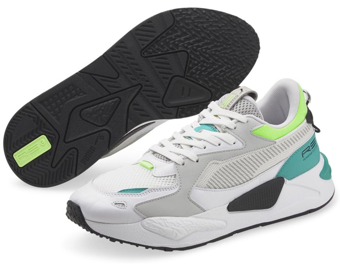 Puma RS-X Core Белые с серым и голубым