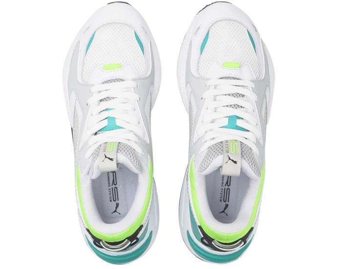 Puma RS-X Core Белые с серым и голубым