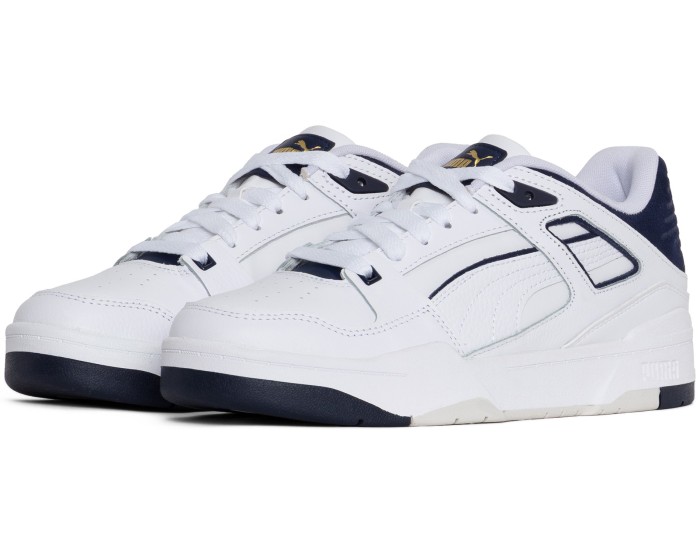 Puma Slipstream Low White Navy