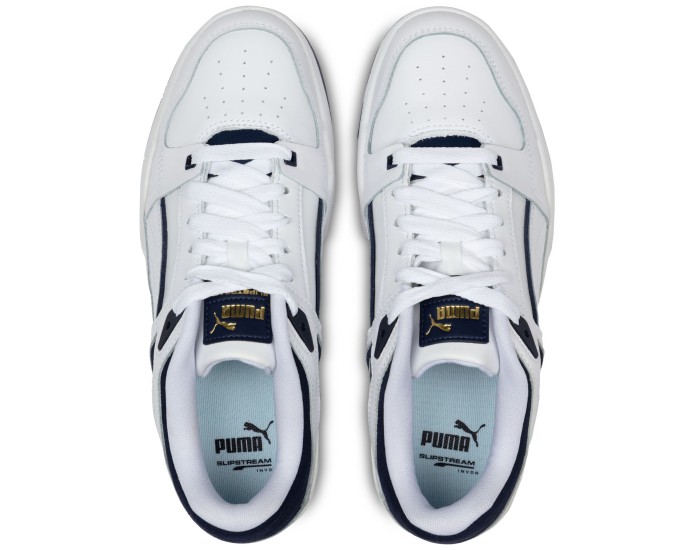 Puma Slipstream Low White Navy