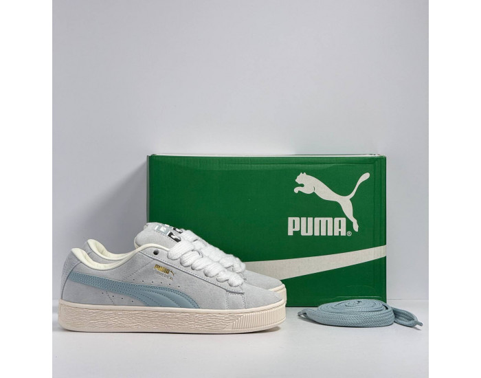 Puma Suede XL Grape Mist Grey Blue