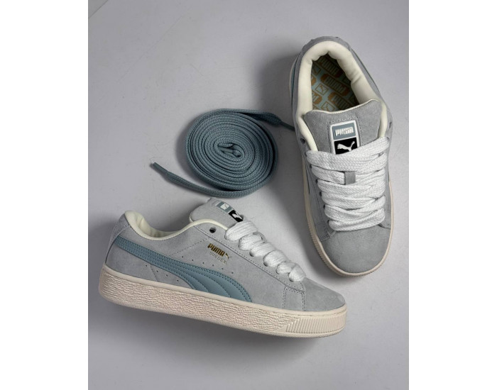 Puma Suede XL Grape Mist Grey Blue